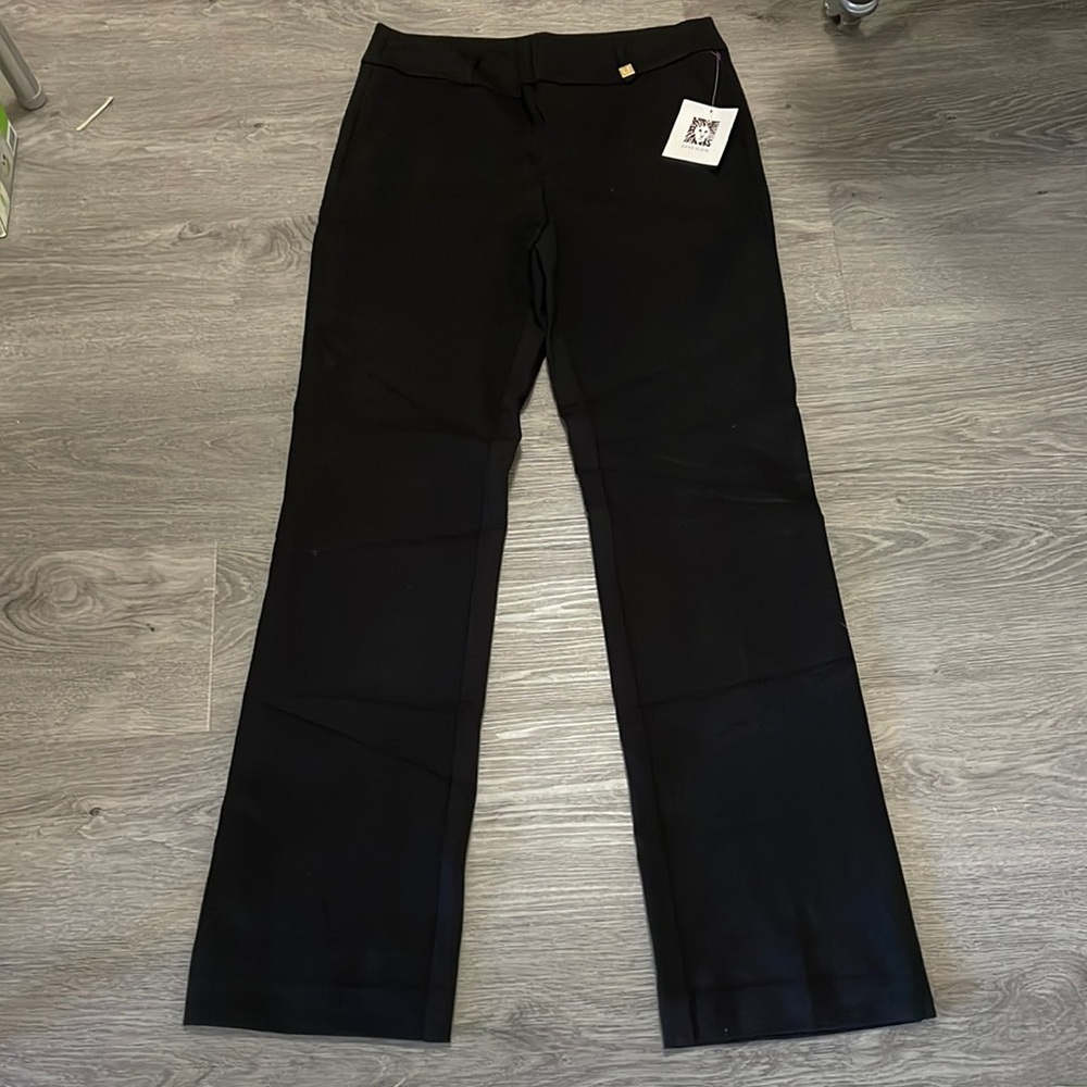 NWT Anne Klein Dress Pants with Gold Detail